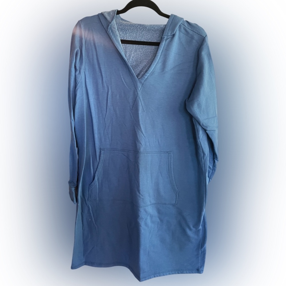 torrid Blue Sleep Top with Cozy Knit